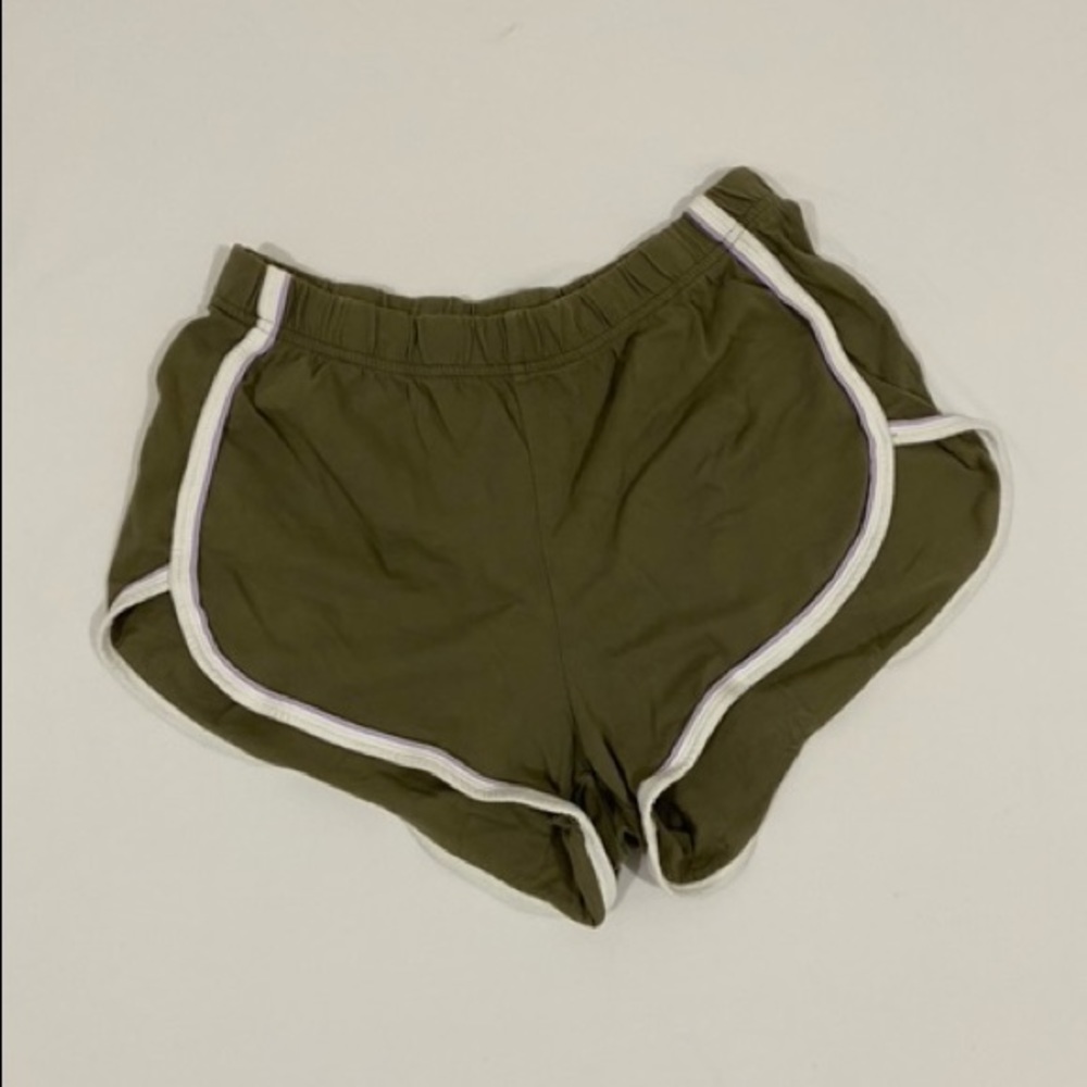 Military Green Lounge Shorts